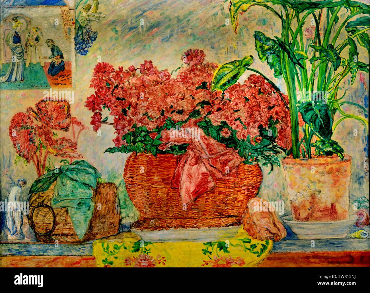 Azalee 1920-1930 di James Ensor 1860-1949 Royal Museum of fine Arts, Anversa, Belgio, Belgio. Foto Stock