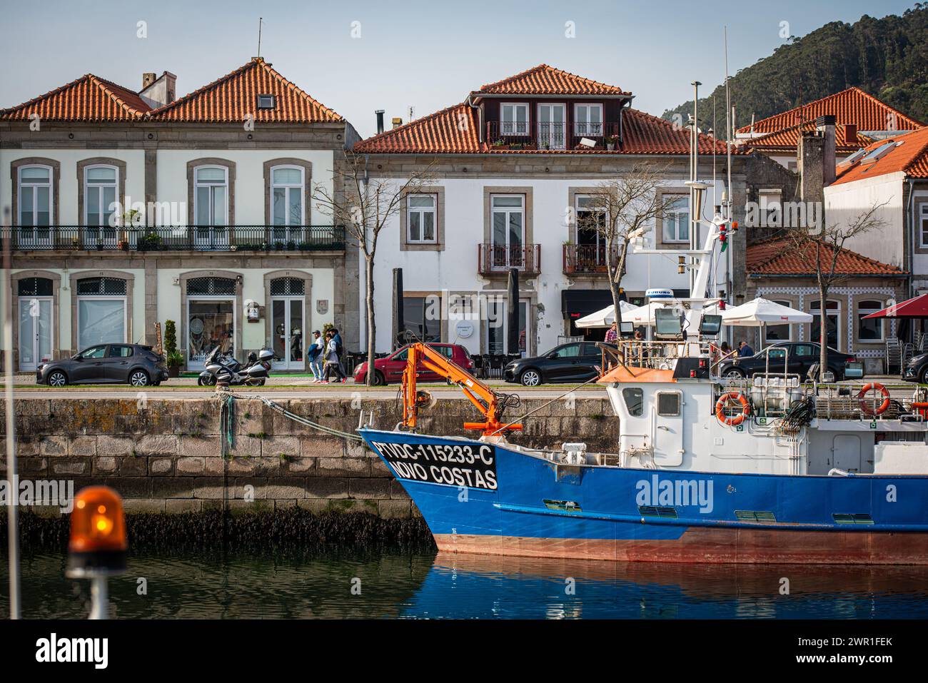 Zona portuale, Viana do Castelo, Portogallo Foto Stock