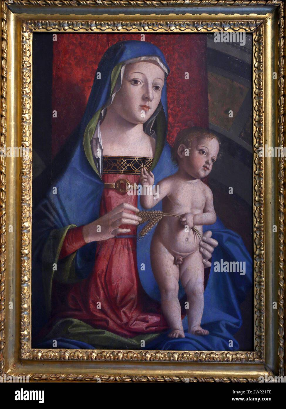 Italia Emilia Romagna Bologna - Galleria Nazionale d'Arte - Marco Palmezzano - Madonna con bambino Foto Stock