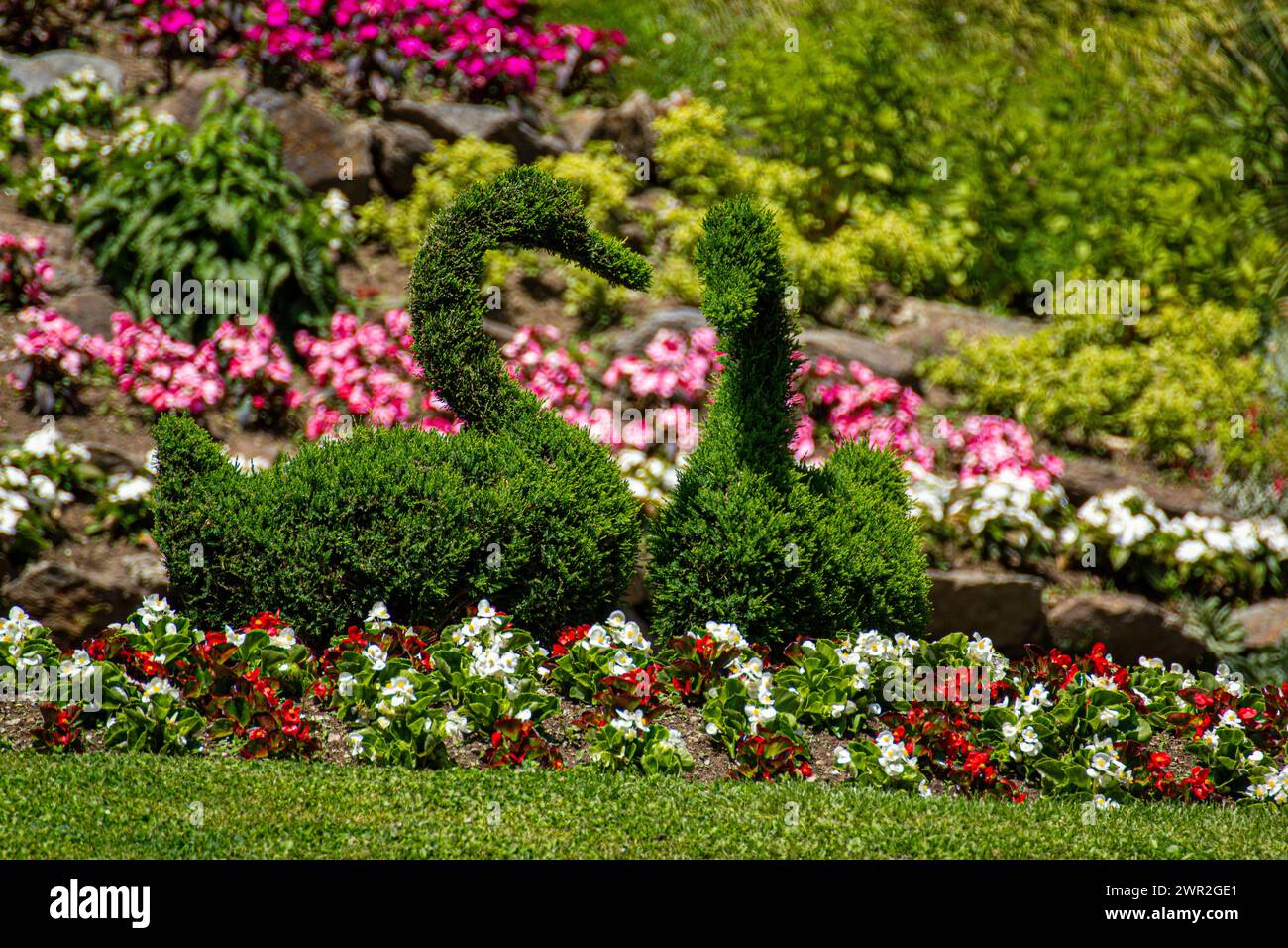 Giardino storico di Villa Carlotta Foto Stock