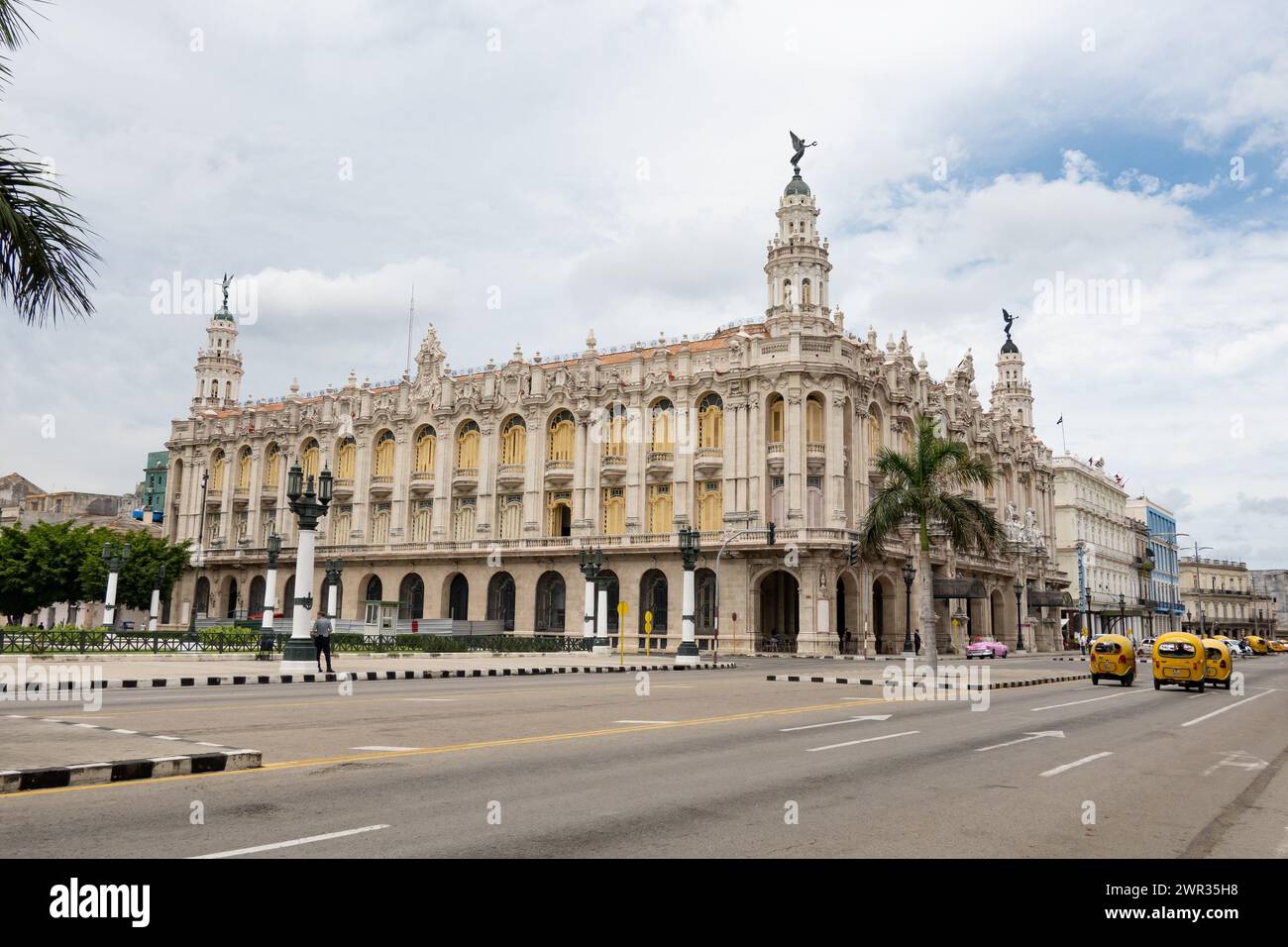 L'AVANA, CUBA - 28 AGOSTO 2023: Edificio del Gran Teatro de la Habana a l'Avana, Cuba Foto Stock