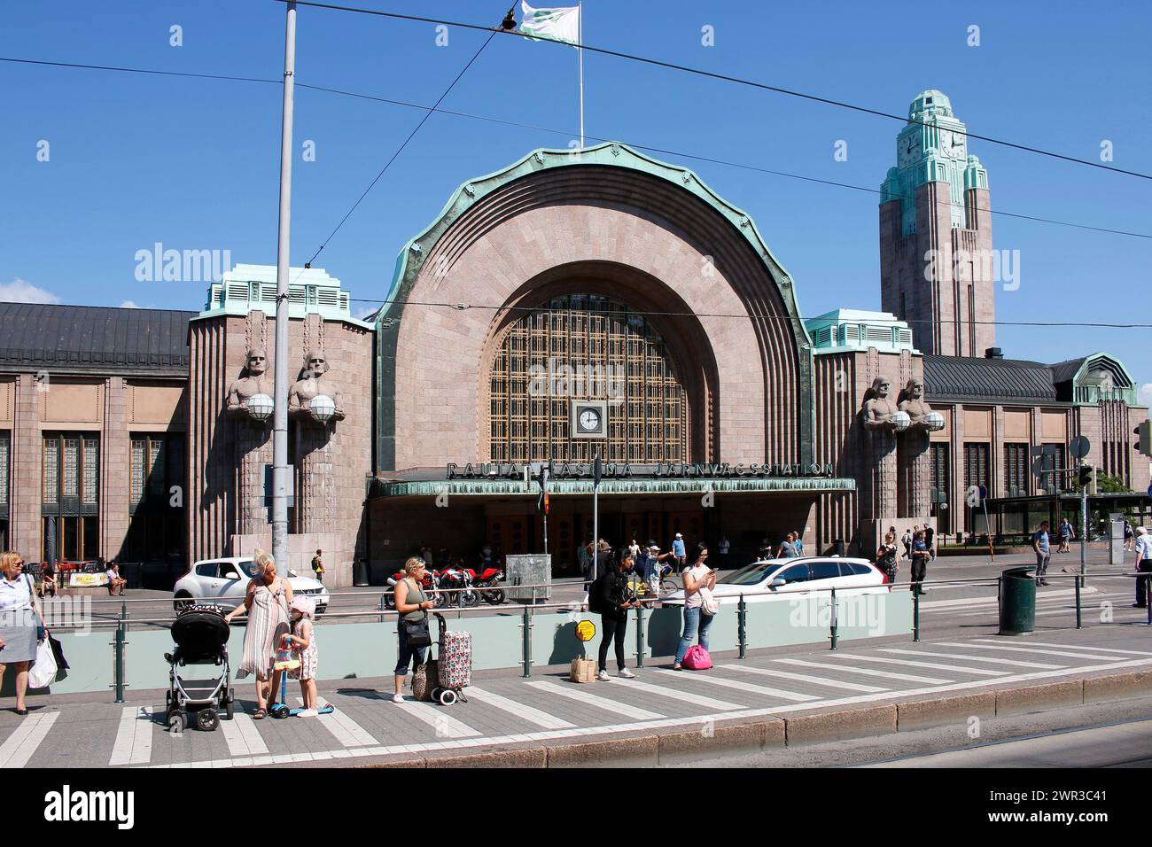 Hauptbahnhof, Helsinki (nur fuer redaktionelle Verwendung. Keine Werbung. Referenzdatenbank: http://www.360-berlin.de. © Jens Knappe. Bildquellennac Foto Stock