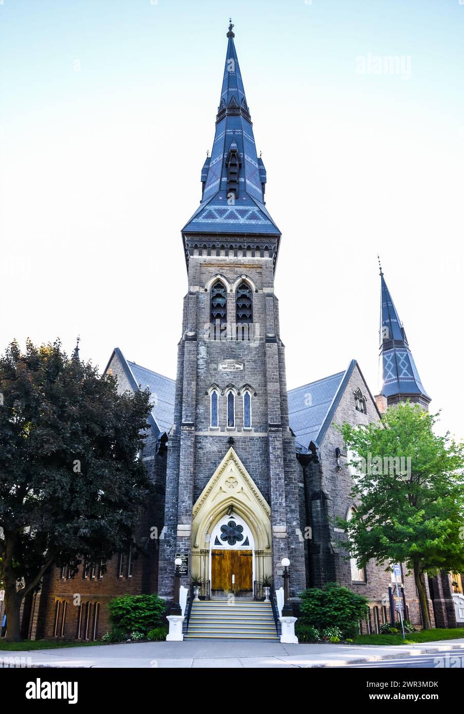 La prima chiesa presbiteriana Foto Stock