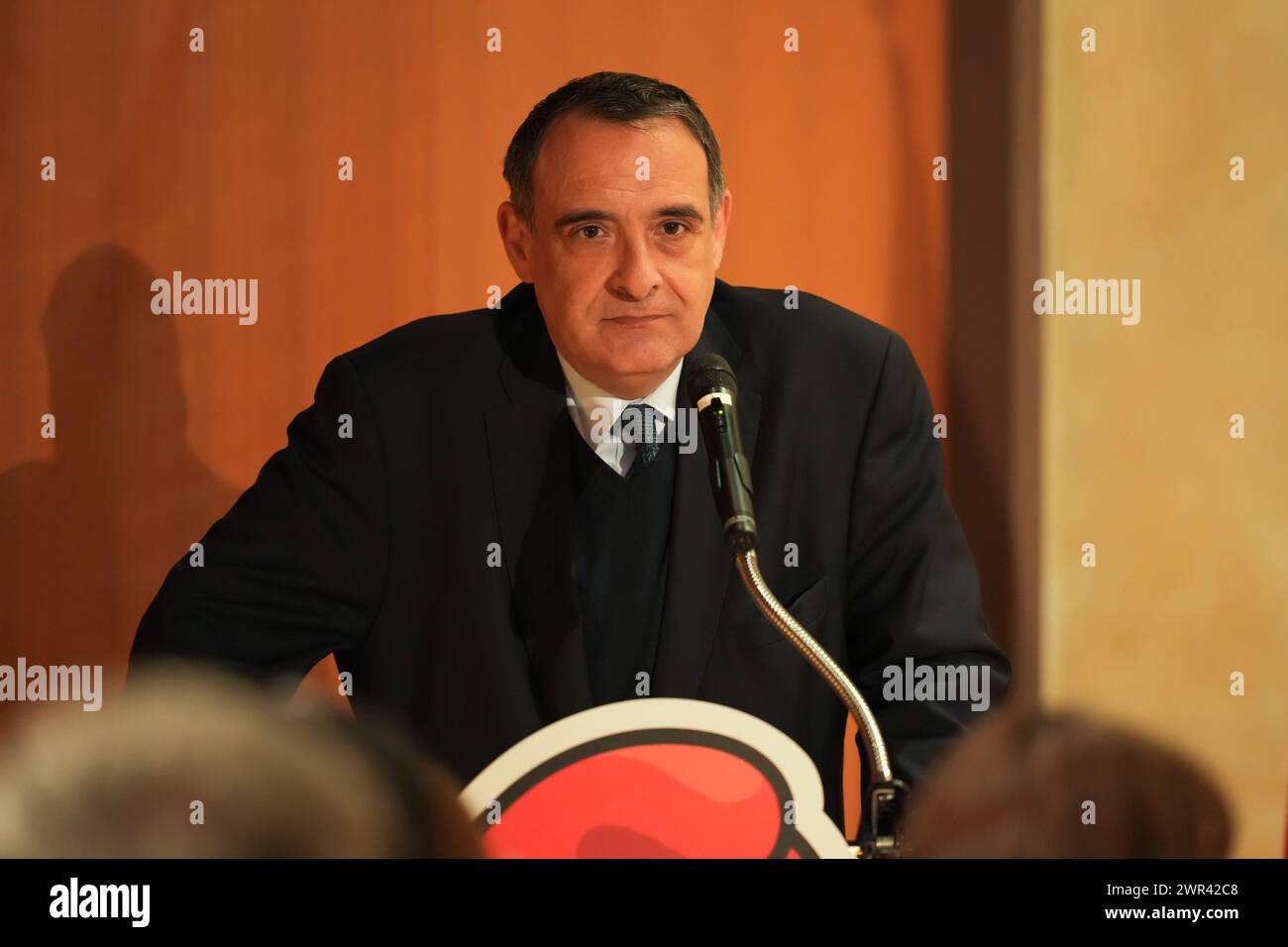 Tokyo, Giappone. 8 marzo 2024. Philippe Setton Judo : Nazionale francese femminile incontro di scambio con Nazionale Giapponese femminile presso l'Ambasciata di Francia a Tokyo, Giappone . Crediti: AFLO SPORT/Alamy Live News Foto Stock