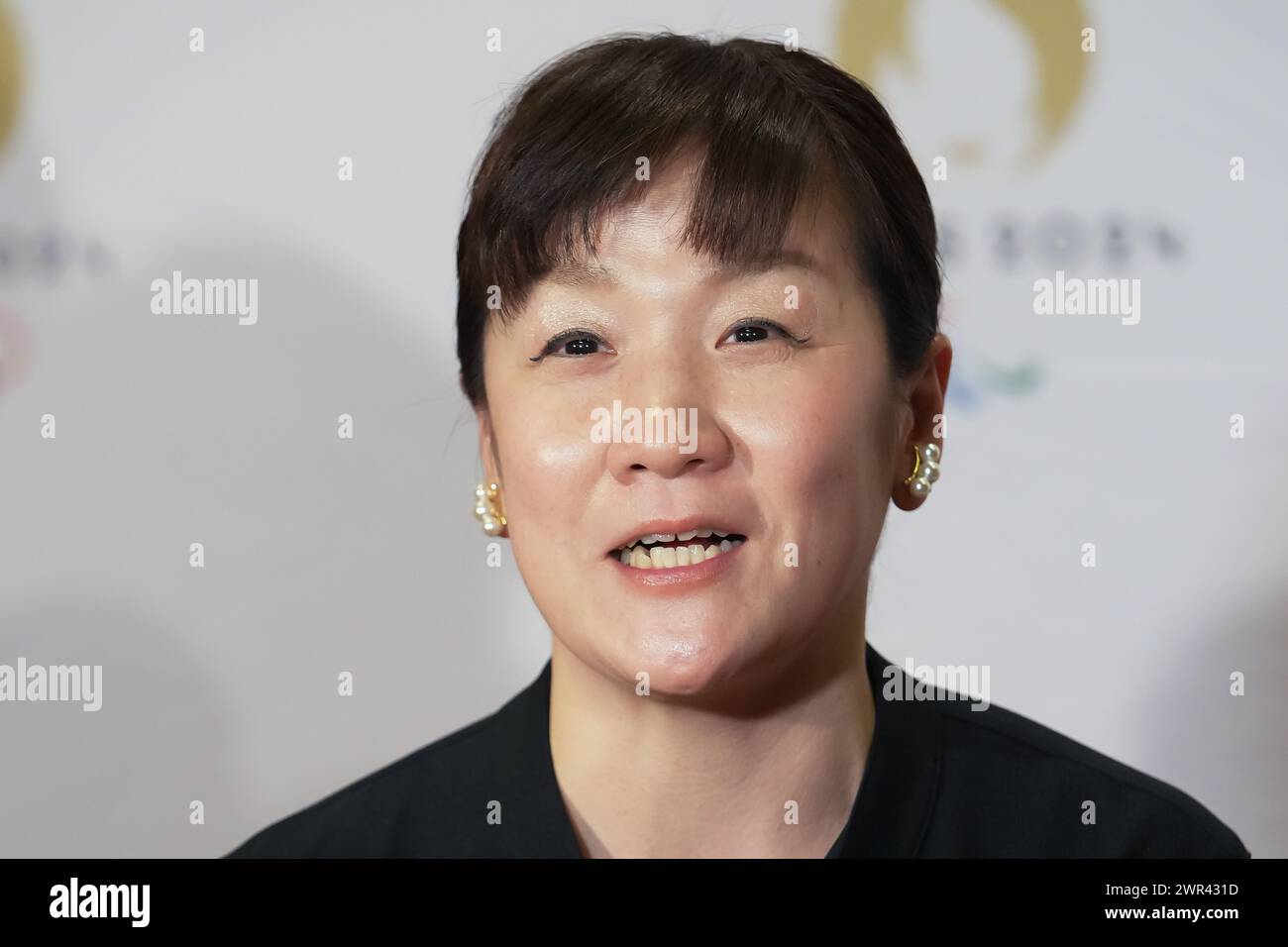 Tokyo, Giappone. 8 marzo 2024. Ryoko Tani Judo : Nazionale francese femminile incontro di scambio con Nazionale Giapponese femminile presso l'Ambasciata di Francia a Tokyo, Giappone . Crediti: AFLO SPORT/Alamy Live News Foto Stock