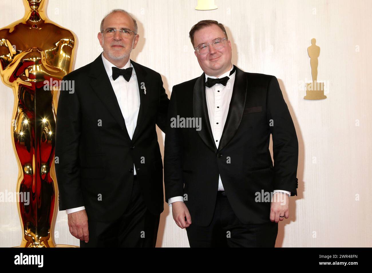 Eric Beckman und David Jesteadt bei der Oscar Verleihung 2024 / 96° Annual Academy Awards in Dolby Theatre. Los Angeles, 10.03.2024 Foto Stock