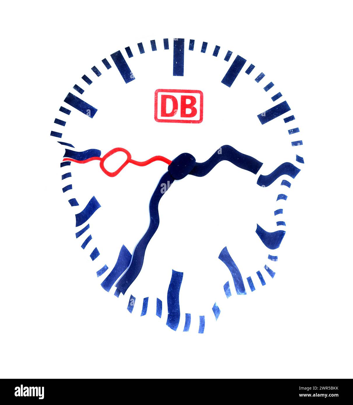Plattling, Baviera, Germania, 10 marzo 2024, stazione ferroviaria di Bahnhof Plattling, orario in corso Foto Stock