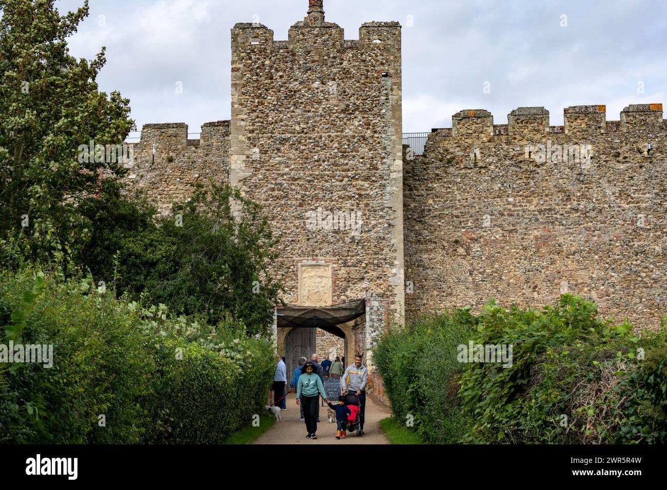 Il castello di Framingham Suffolk Foto Stock