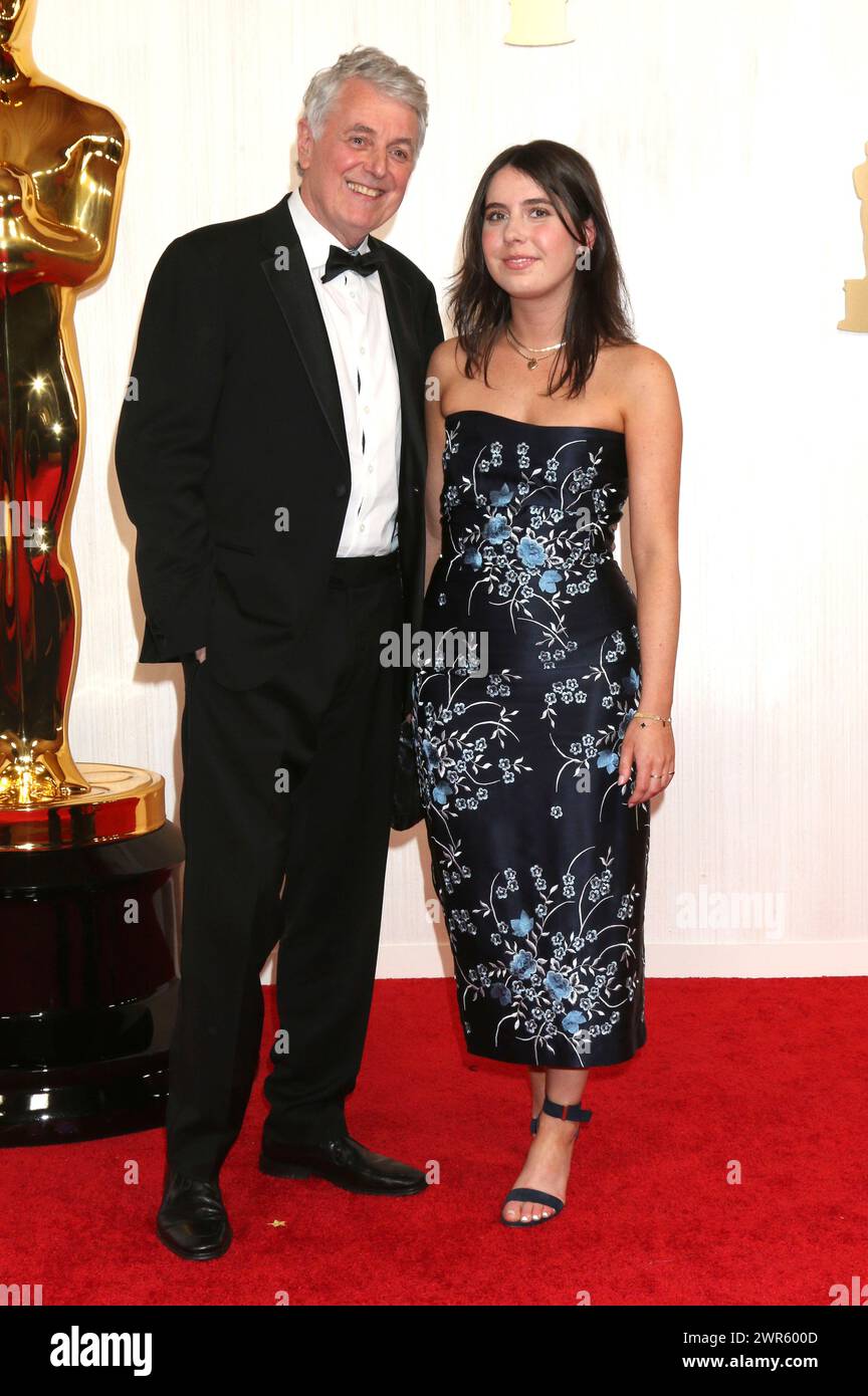 Daniel Lupi und Begleitung bei der Oscar Verleihung 2024 / 96° Annual Academy Awards in Dolby Theatre. Los Angeles, 10.03.2024 Foto Stock