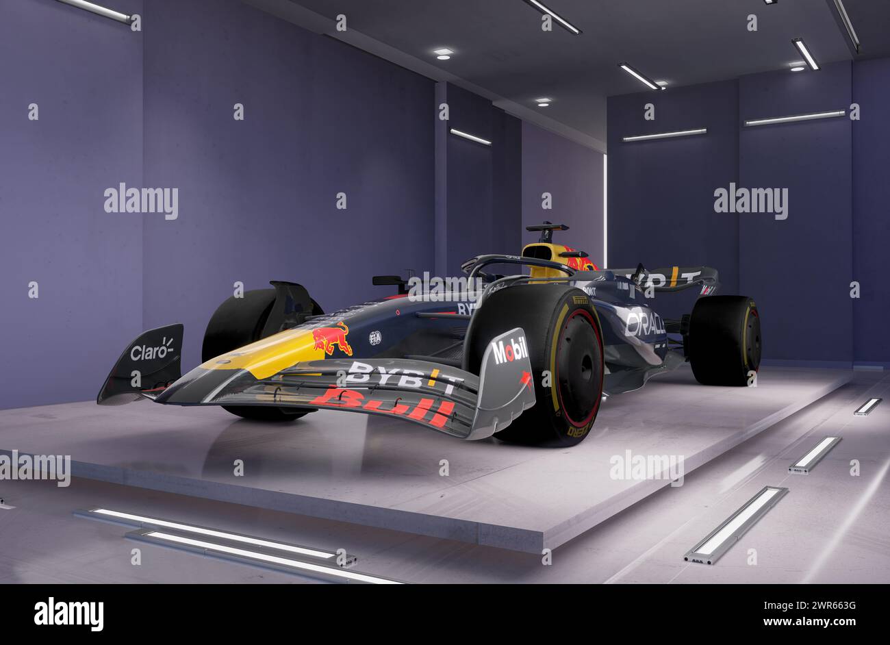 Redbull RB-20: La vettura RB20 che i piloti RedBull correranno nella stagione di Formula 1 2024. Foto Stock