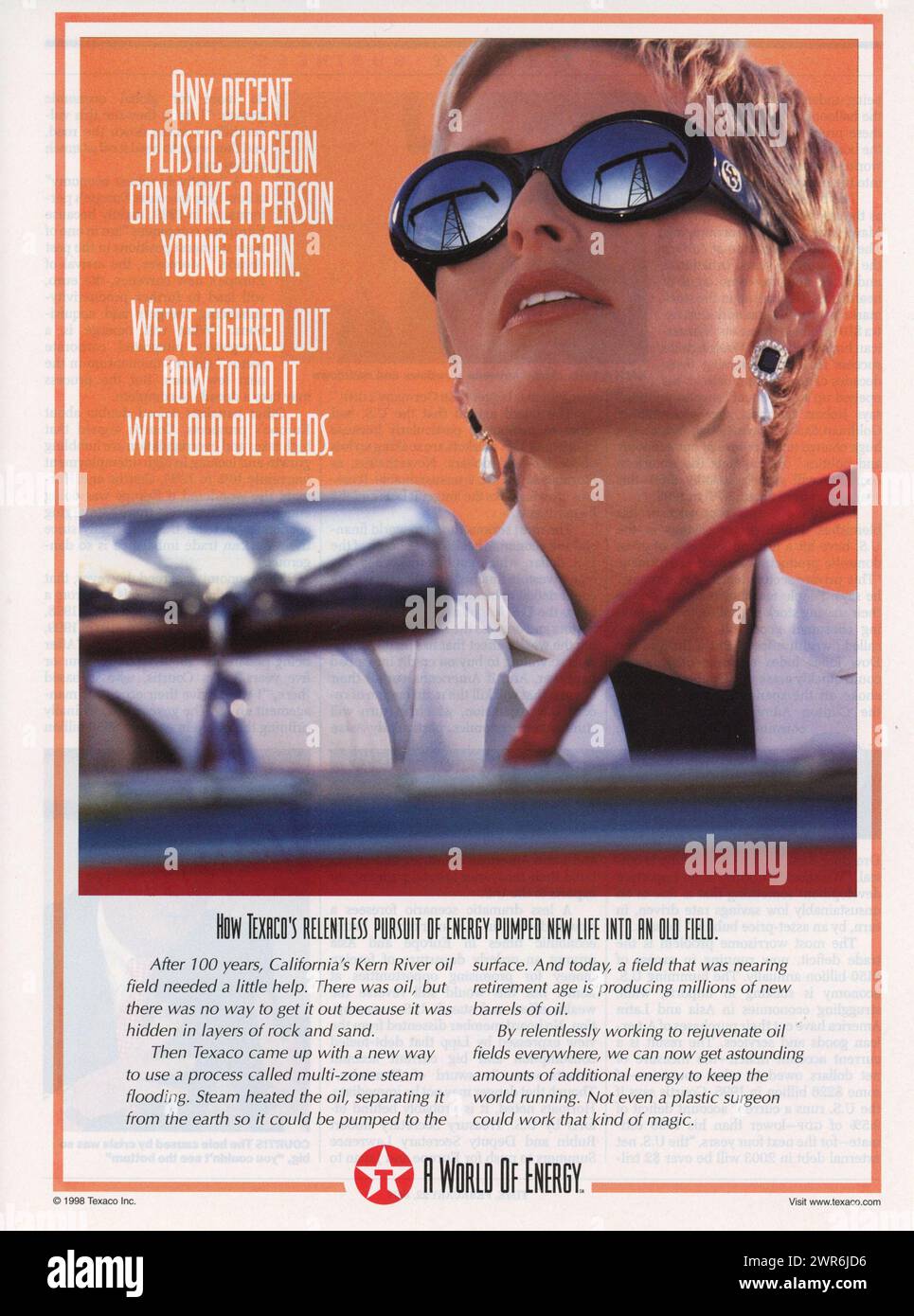 Rivista vintage "Time" 22 febbraio 1999 pubblicità, USA Foto Stock