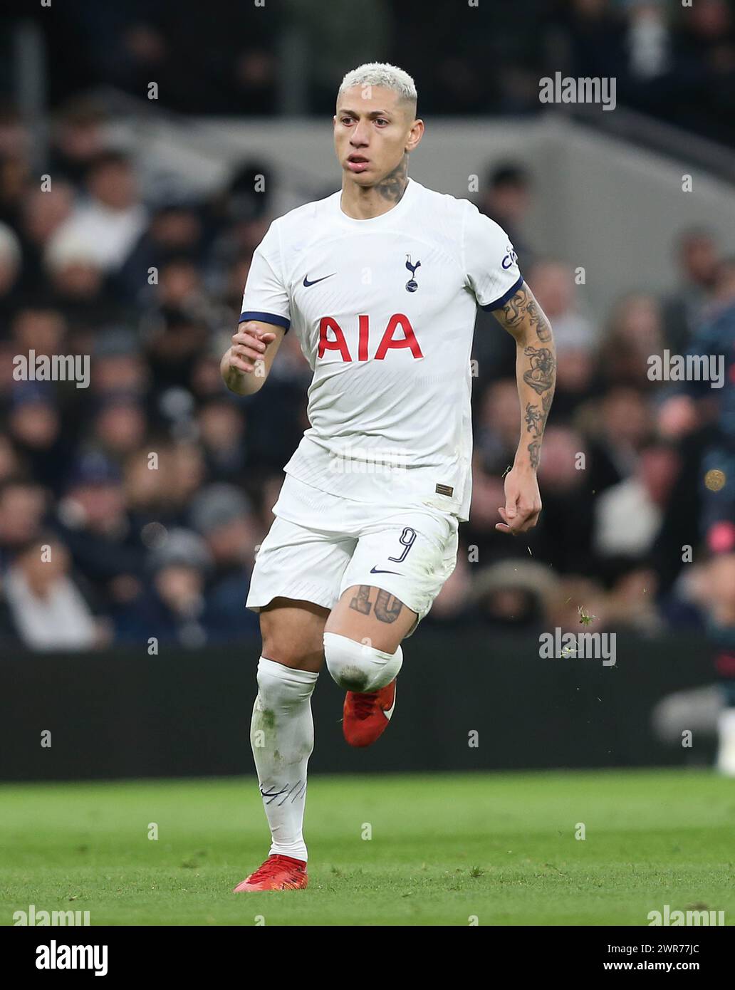 Richarlison di Tottenham Hotspur. - Tottenham Hotspur contro Manchester City, Emirates fa Cup, 4° turno, Tottenham Hotspur Stadium, Londra, Regno Unito - 26 gennaio 2024. Solo per uso editoriale - si applicano restrizioni DataCo. Foto Stock