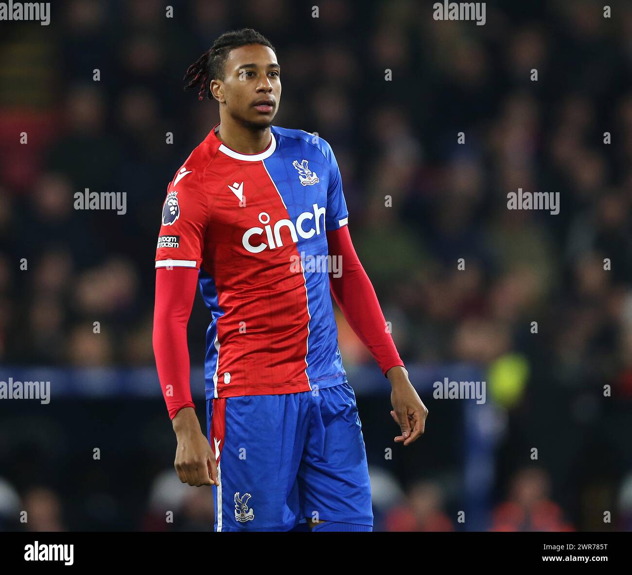 Michael Olise di Crystal Palace. - Crystal Palace contro Sheffield United, Premier League, Selhurst Park Stadium, Croydon, Regno Unito - 30 gennaio 2024. Solo per uso editoriale - si applicano restrizioni DataCo. Foto Stock