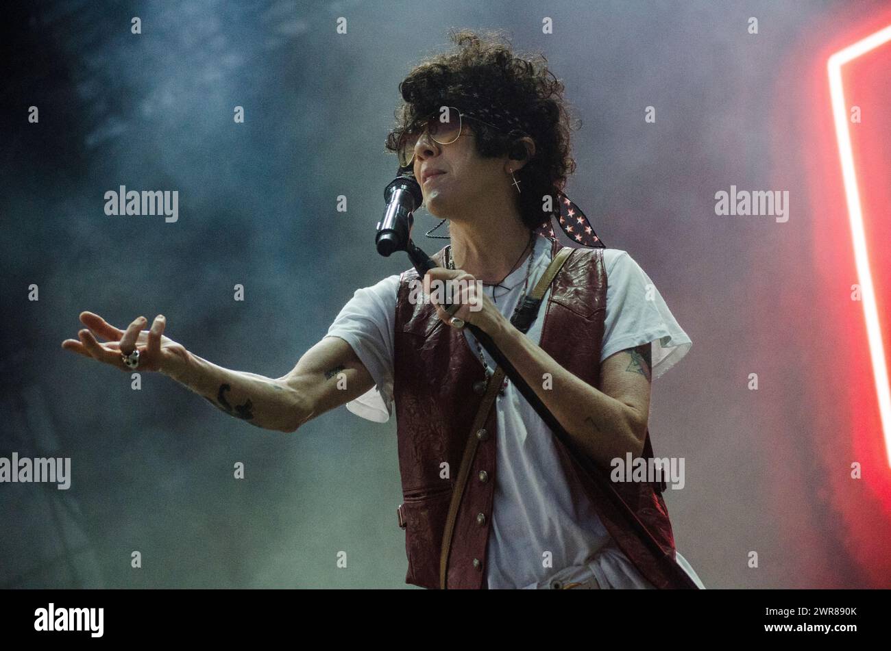 LP (Laura Pergolizzi) in esibizione al Release Athens Festival in Plateia Nerou / Grecia, giugno 2022 Foto Stock