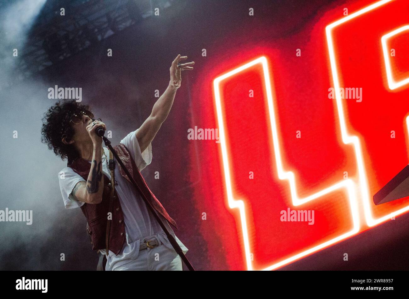 LP (Laura Pergolizzi) in esibizione al Release Athens Festival in Plateia Nerou / Grecia, giugno 2022 Foto Stock