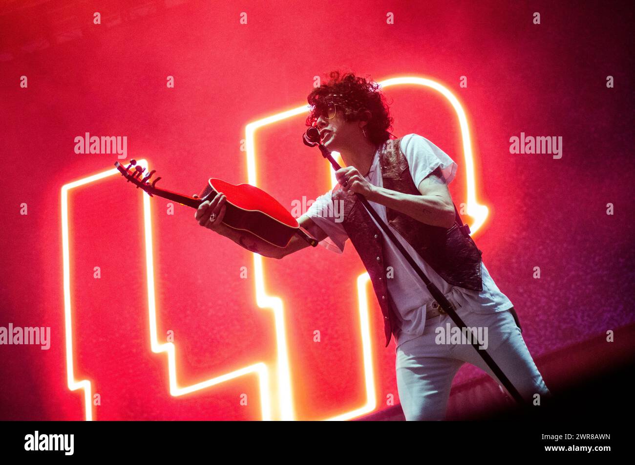 LP (Laura Pergolizzi) in esibizione al Release Athens Festival in Plateia Nerou / Grecia, giugno 2022 Foto Stock