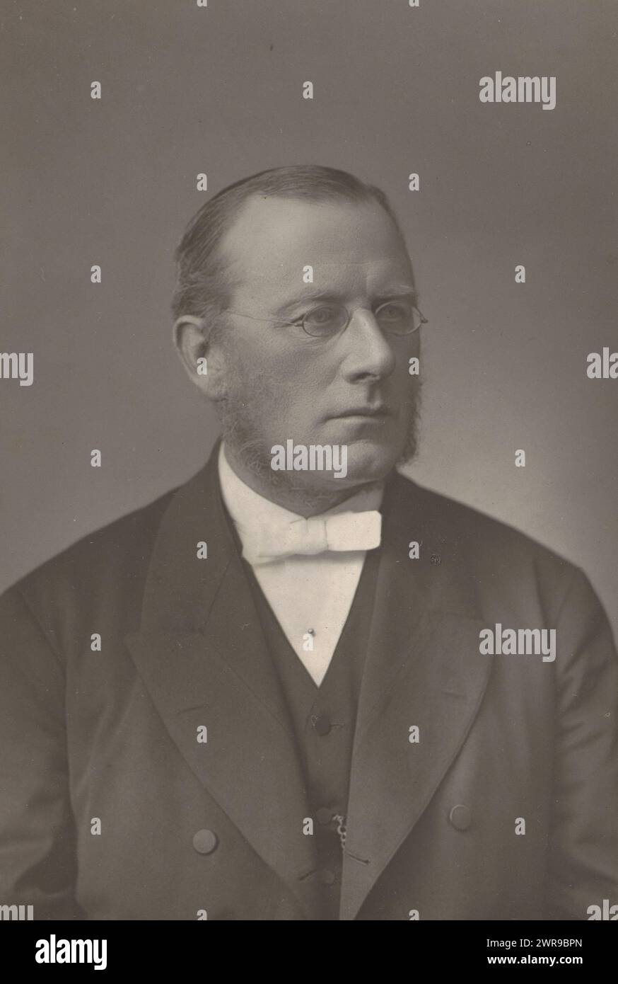 Ritratto di Edmond Warre, il Rev. Dr. Warre (titolo sull'oggetto), William & Daniel Downey, anonimo, Londra, c. 1880 - in o prima del 1890, carta, altezza 141 mm x larghezza 95 mm, stampa fotomeccanica Foto Stock