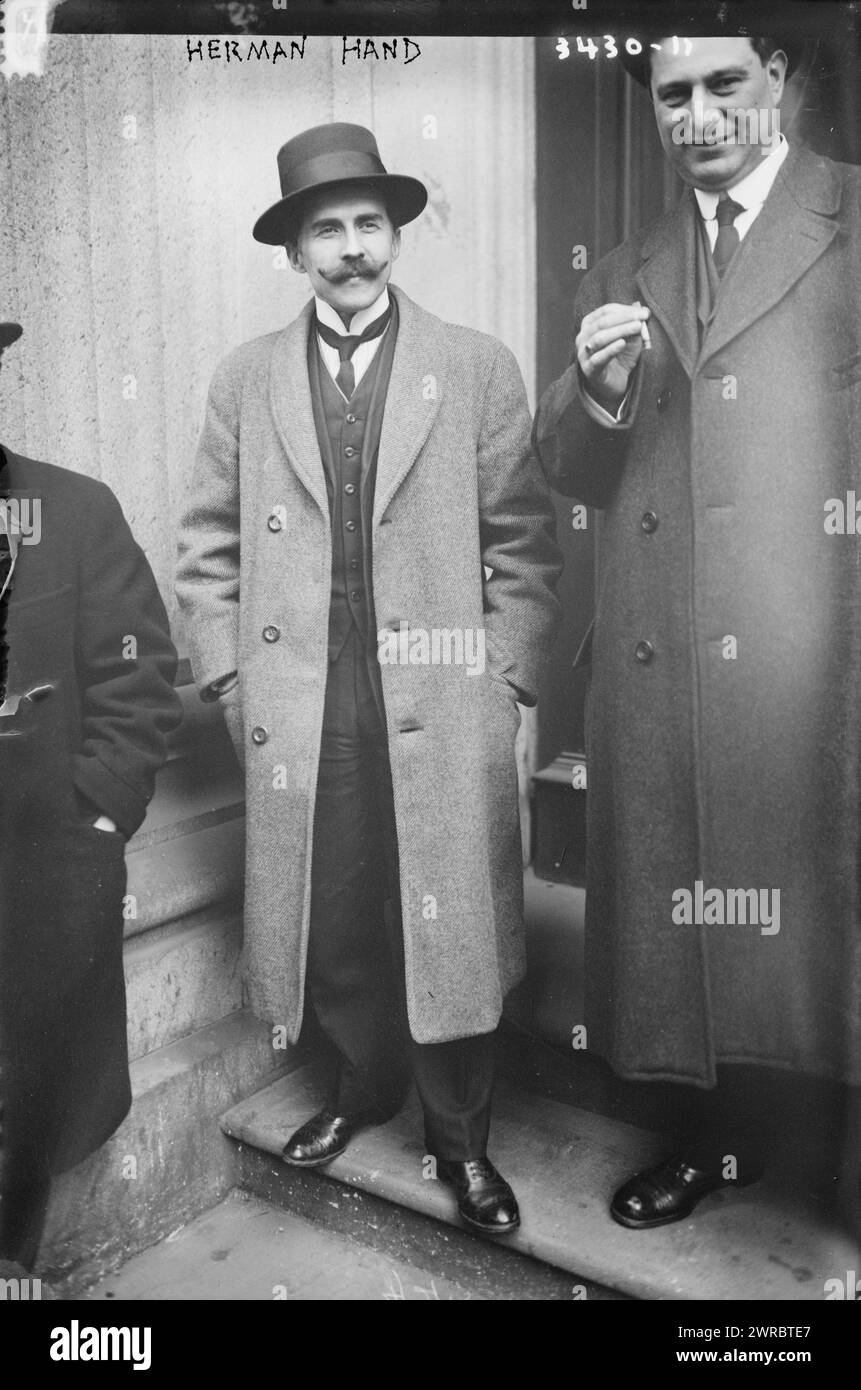 Herman Hand, la fotografia mostra il compositore viennese Herman Hand (1875-1951)., tra ca. 1910 e ca. 1915, Glass negative, 1 negativo: Glass Foto Stock