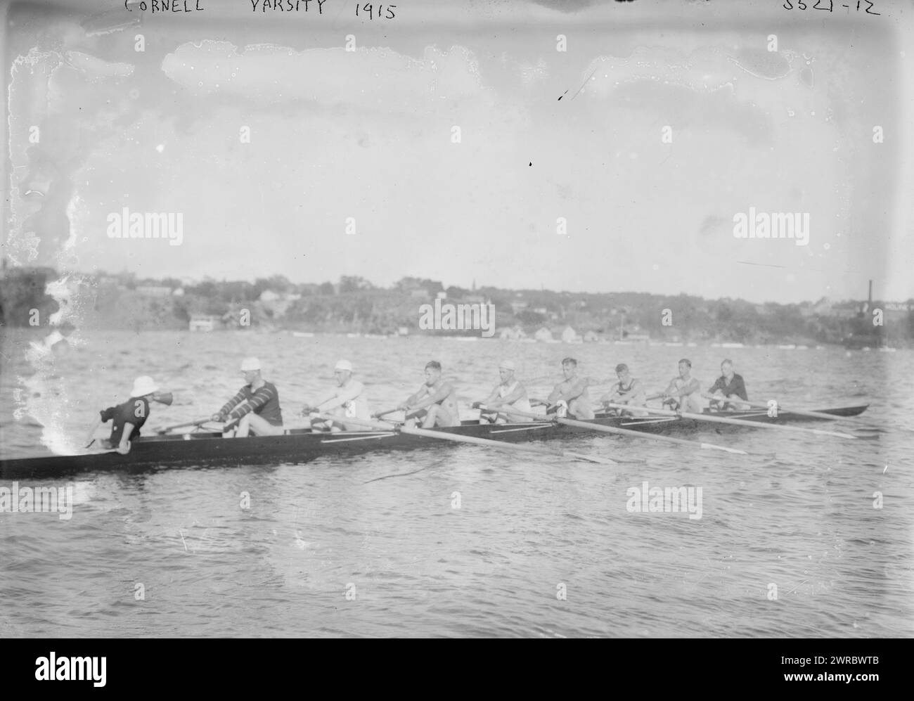 Cornell varsity, 1915, 1915., Glass negative, 1 negativo: Vetro Foto Stock