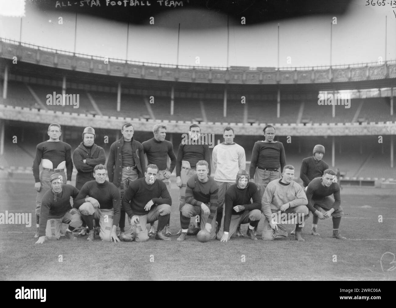 All-Star football team, 15/11/13, 15/11/13, Glass negative, 1 negativo: Glass Foto Stock