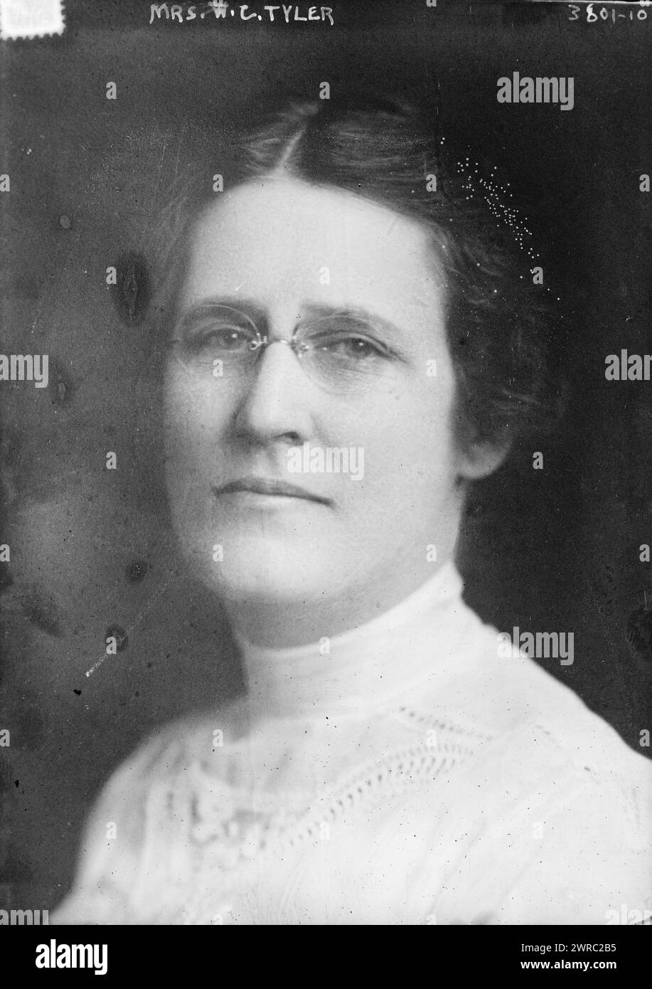 Signora W.C. Tyler, tra CA. 1915 e ca. 1920, Glass negative, 1 negativo: Glass Foto Stock