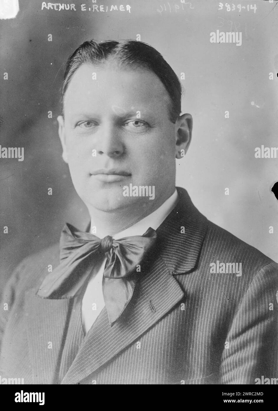 Arthur E. Reimer, la fotografia mostra Arthur E. Reimer, il candidato socialista del Partito Laburista d'America per il presidente., 1918 maggio 9, Glass negatives, 1 negative: Glass Foto Stock
