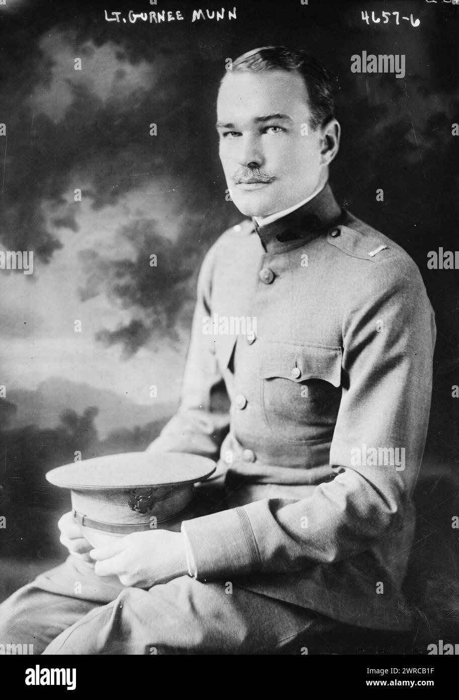 Tenente Gurnee Munn, tra ca. 1915 e ca. 1920, Glass negative, 1 negativo: Glass Foto Stock