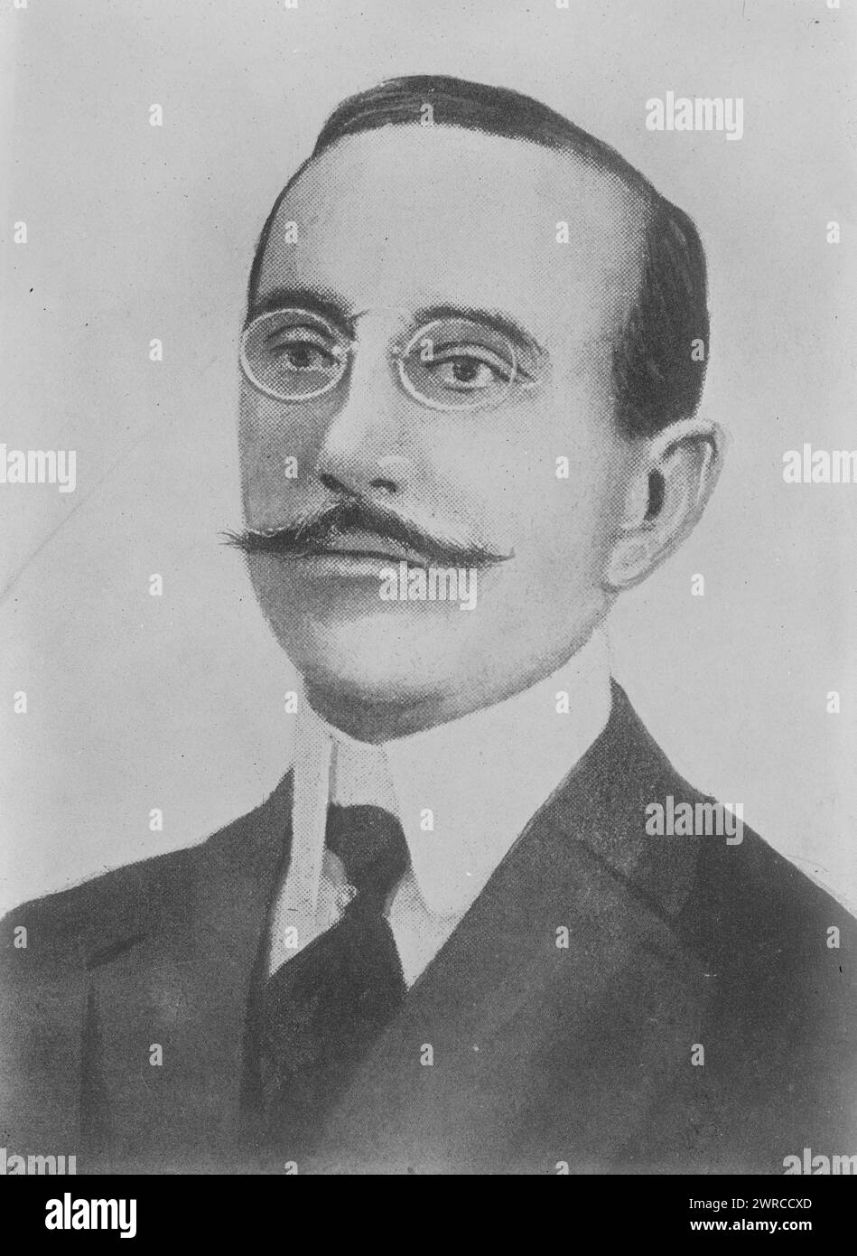 Jorge Melendez, Pres non Salvador, la fotografia mostra Jorge Meléndez Ramírez (1871-1953), presidente di El Salvador dal 1 marzo 1919 al 1 marzo 1923., 1919 giugno 7, Glass negative, 1 negative: Glass Foto Stock