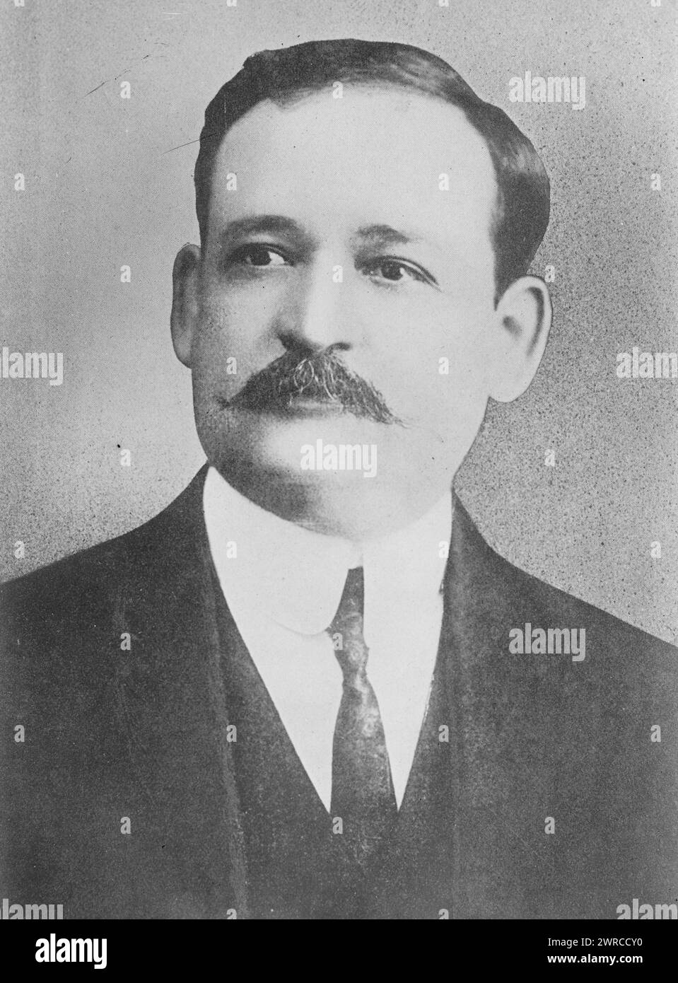 Alphonso Q. Molina, Vice Pres't Salvador, la fotografia mostra Alfonso Quiñónez Molina (1874-1950), che è stato Vice Presidente e Presidente di El Salvador., tra ca. 1915 e ca. 1920, Glass negative, 1 negativo: Glass Foto Stock