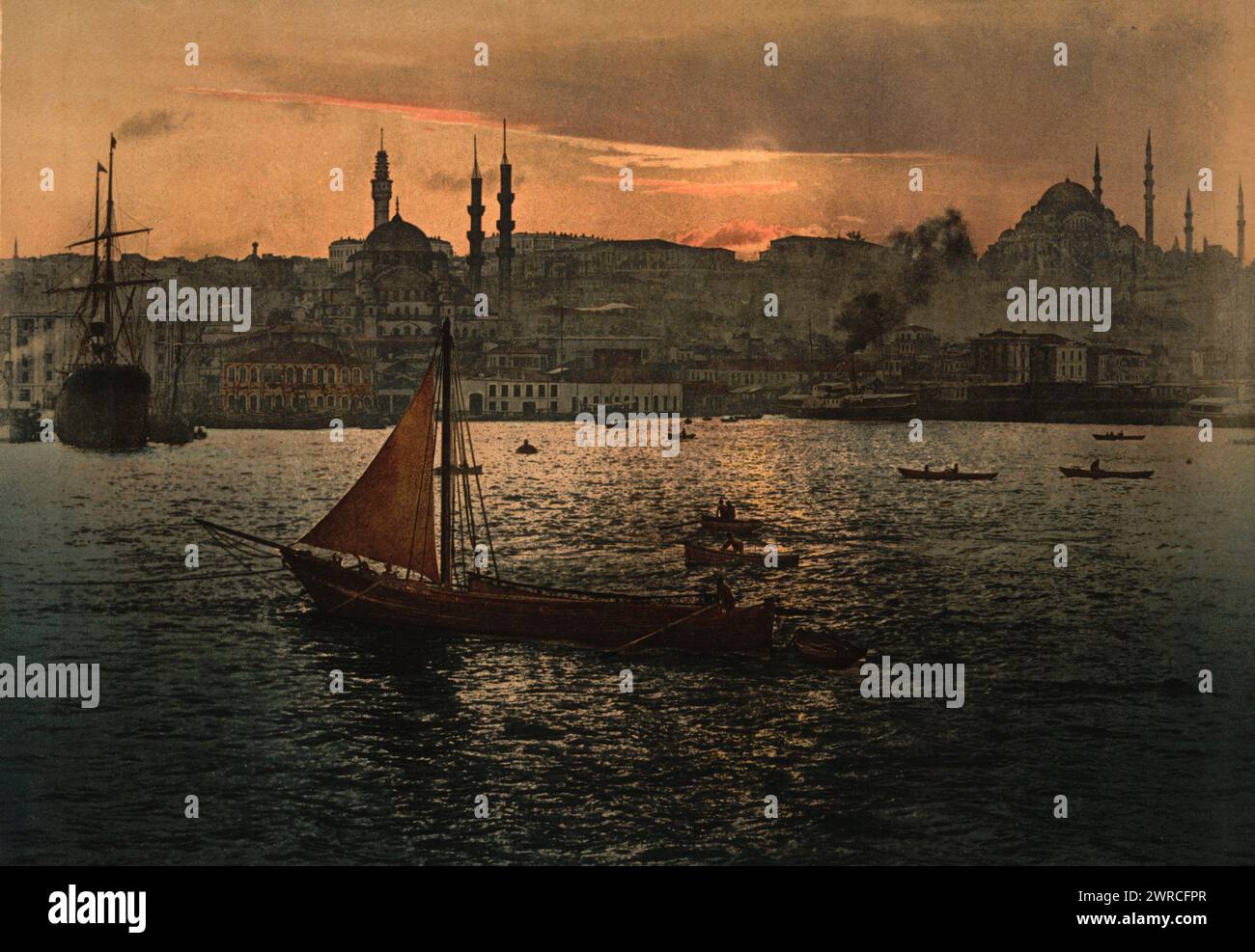 Stamboul, Costantinopoli, Turchia, tra ca. 1890 e ca. 1900., Turchia, Istanbul, colore, 1890-1900 Foto Stock
