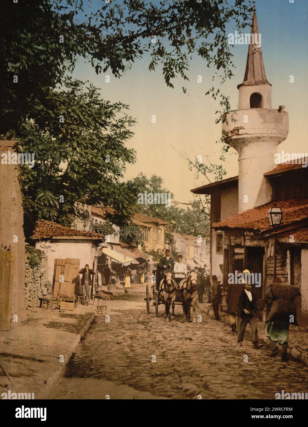 Scutari, Costantinopoli, Turchia, tra ca. 1890 e ca. 1900., Turchia, Istanbul, colore, 1890-1900 Foto Stock