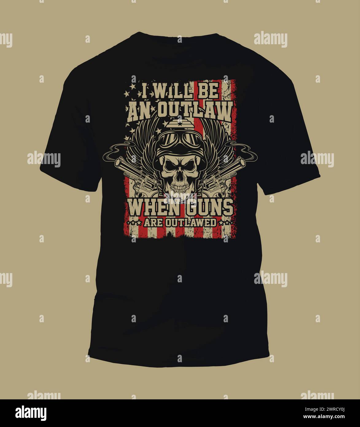 T-shirt americana veterano Design Vector Illustrazione Vettoriale