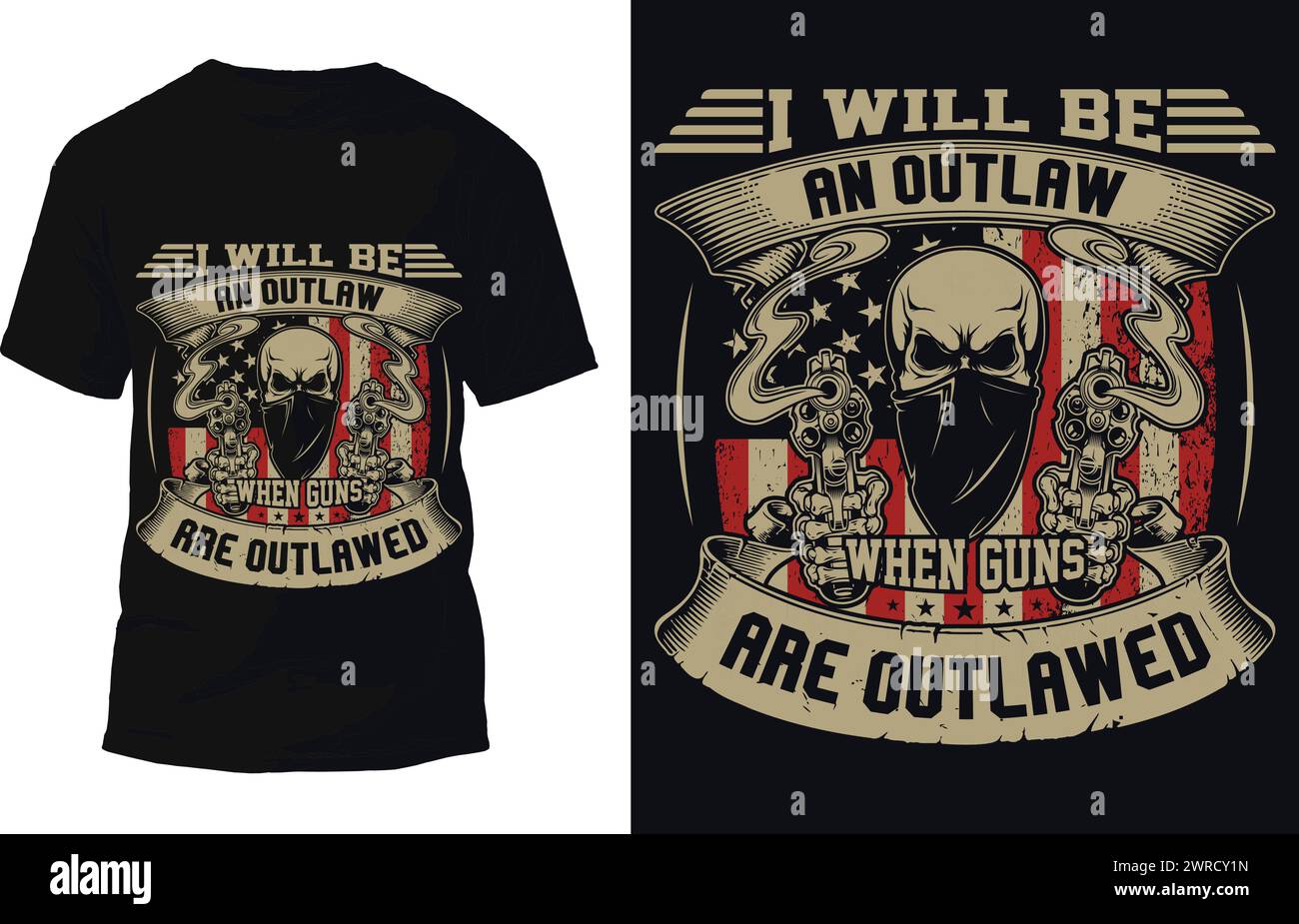 T-shirt americana veterano Design Vector Illustrazione Vettoriale