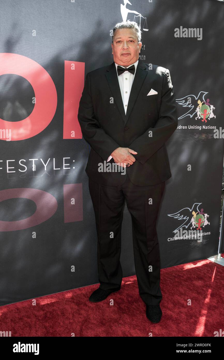 Beverly Hills, Stati Uniti. 10 marzo 2024. Il produttore Harold Whitfield partecipa alla 24a edizione degli Oscar annuali dei bambini Uniting Nations e alla cena con gli Oscar presso lo storico Warner bro. Estate, Los Angeles, CA, 10 marzo 2024 credito: Eugene Powers/Alamy Live News Foto Stock