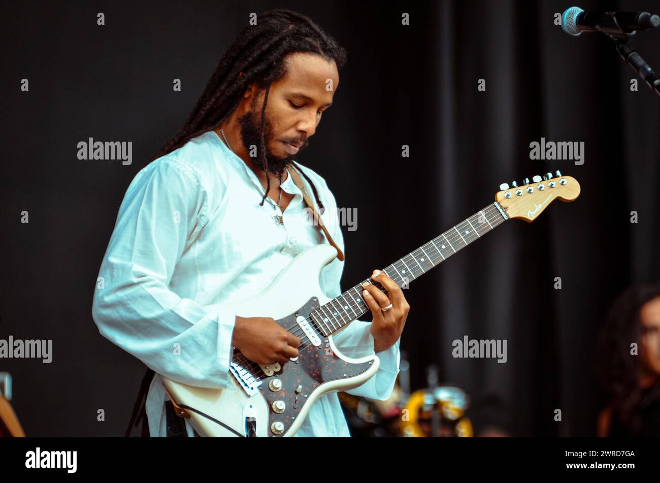 Ziggy Marley, V2011, Hylands Park, Chelmsford, Essex, Regno Unito - 20 agosto 2011 Foto Stock