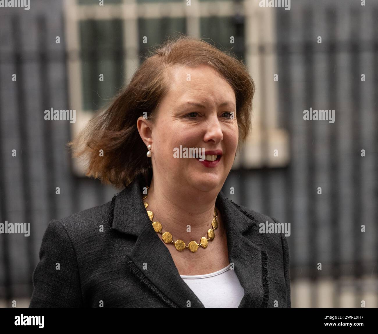 Londra, Regno Unito. 12 marzo 2024. Victoria Prentis, procuratore generale, in una riunione di gabinetto al 10 di Downing Street, Londra. Crediti: Ian Davidson/Alamy Live News Foto Stock