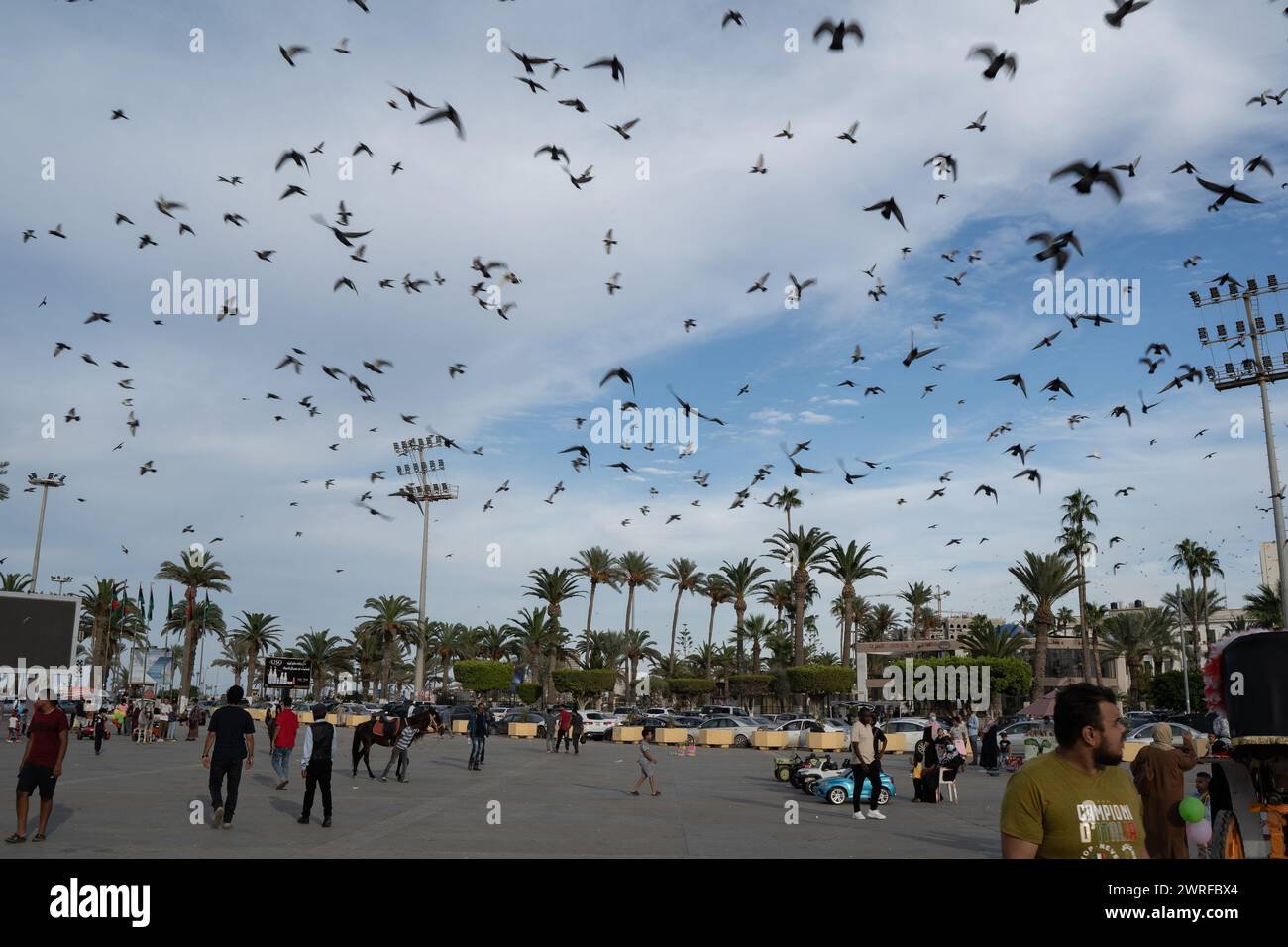 Piazza dei Martiri, Tripoli, Libia, 2021 Foto Stock