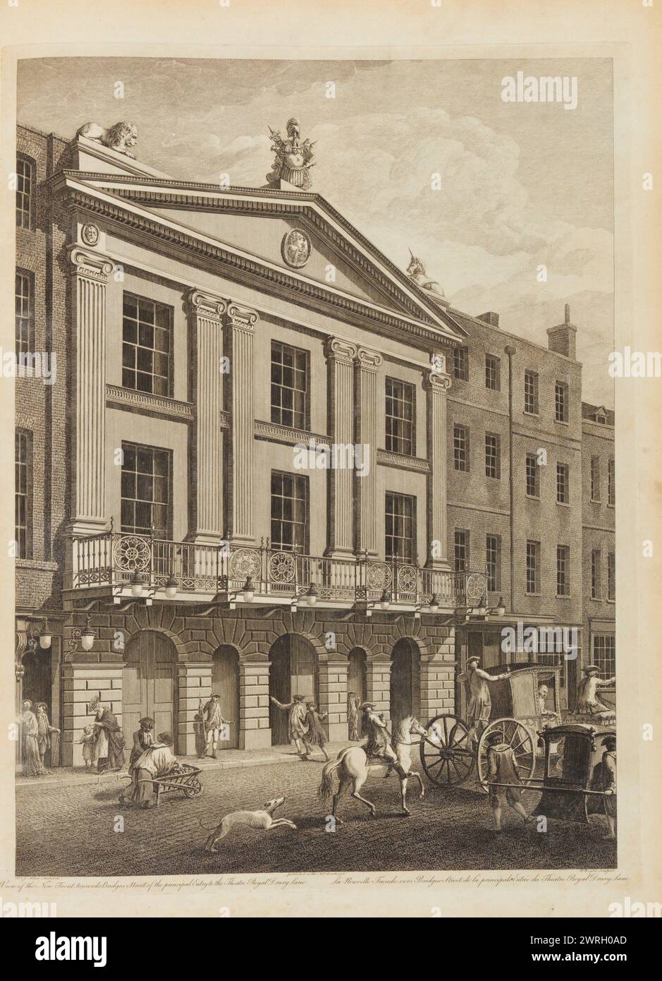 Theater Royal Drury Lane, Londra, 1773-1778. Collezione privata Foto Stock