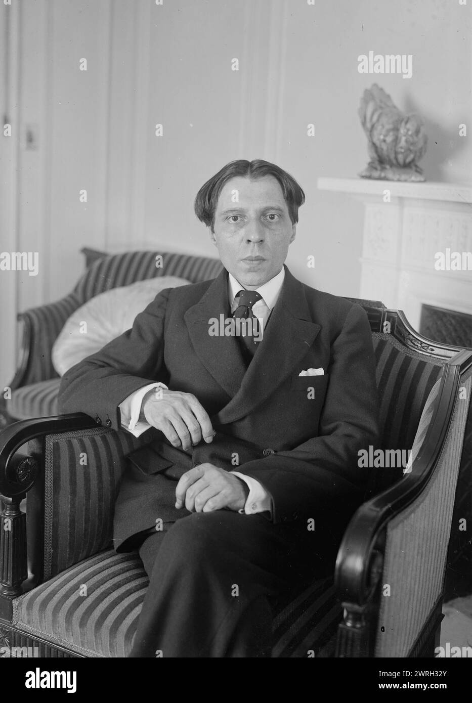 A. Cortot, tra c1915 e c1920. Mostra il pianista svizzero-francese Alfred Denis Cortot (1877-1962). Foto Stock