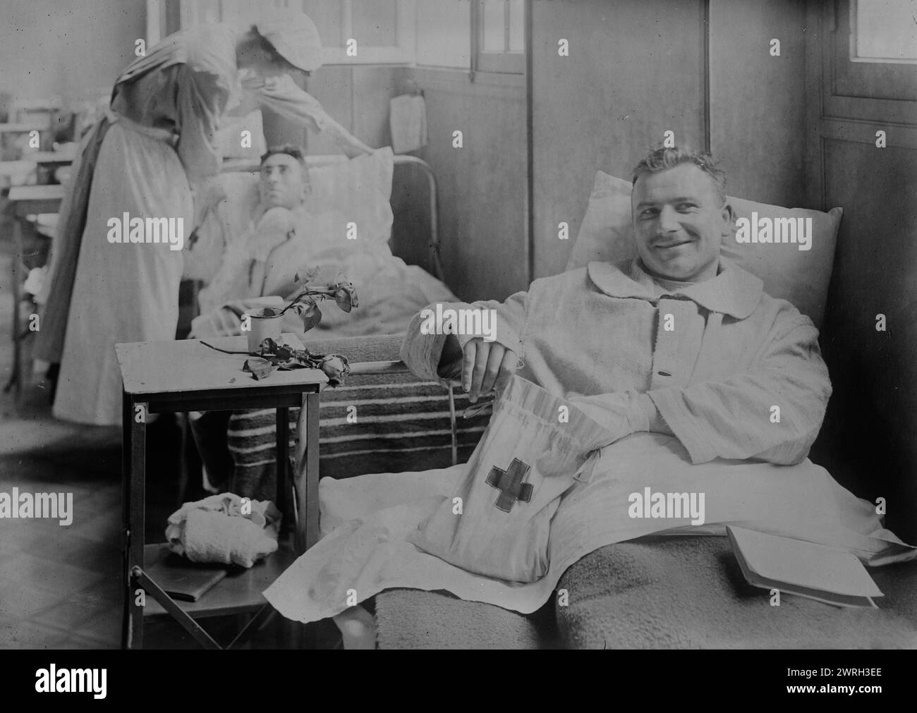 American Field Hospital, Auteuil, c1915. Un ospedale da campo americano a Auteuil, Parigi, Francia intorno al 1915 durante la prima guerra mondiale Foto Stock