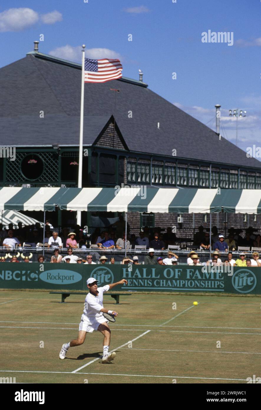 Campionato di tennis USA NEW ENGLAND NEWPORT Hall of Fame Foto Stock