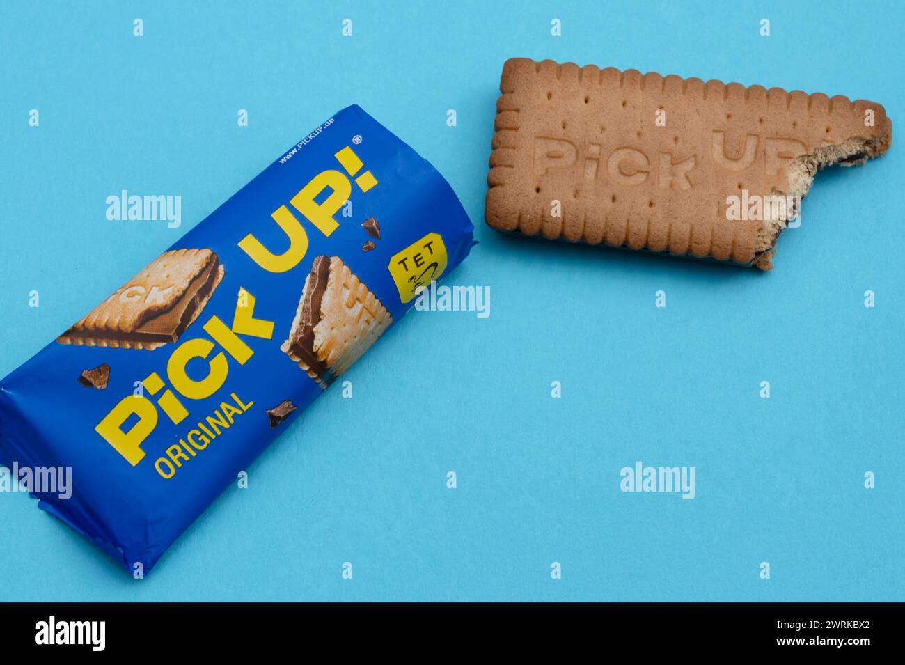 Prendi i biscotti al cioccolato Foto Stock