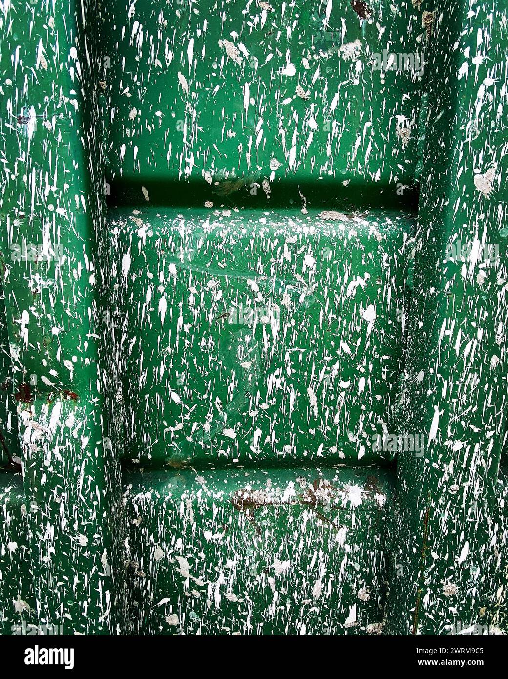 Vernice verde astratta Foto Stock
