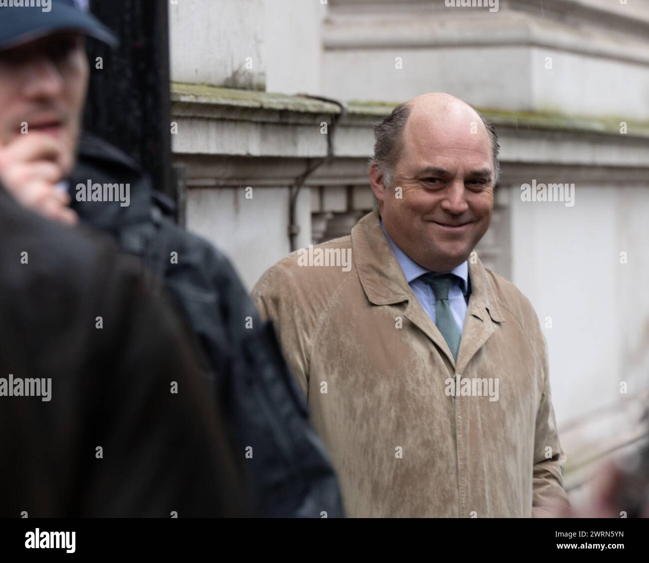 Ben Wallace deputato per Wyre e Preston North ed ex segretario alla difesa di Downing Street Londra Regno Unito Foto Stock