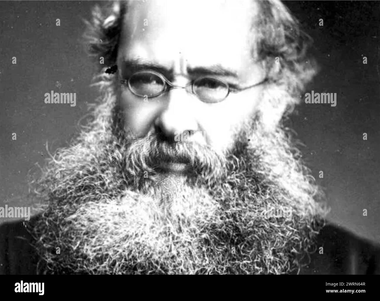 ANTHONY TROLLOPE (1815-1882) romanziere inglese e funzionario pubblico intorno al 1850 Foto Stock