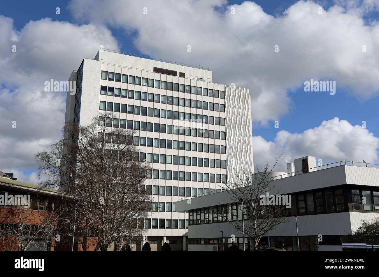 L'Ashby Building della Queens University di Belfast Foto Stock