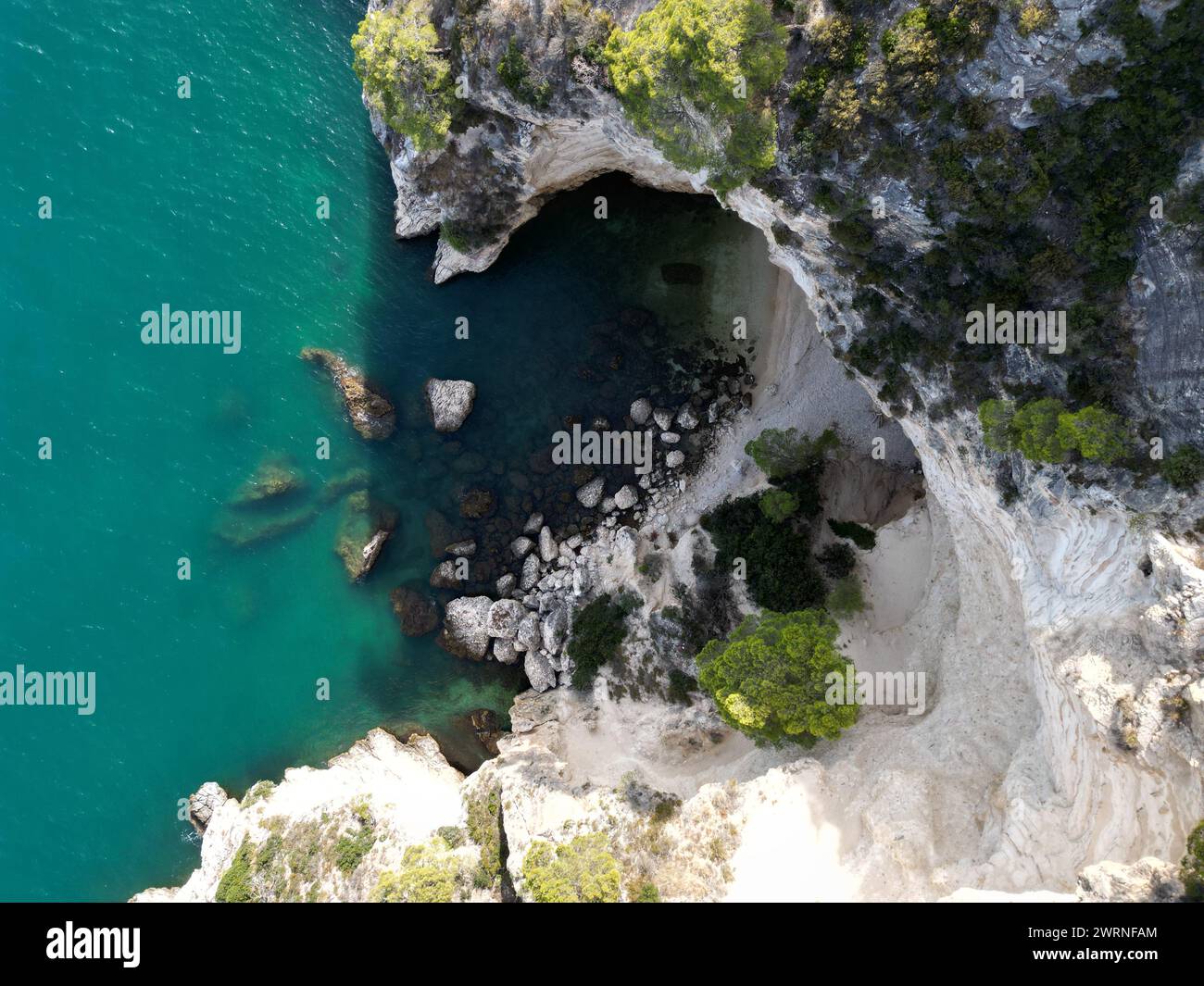 Cala '?' Foto Stock