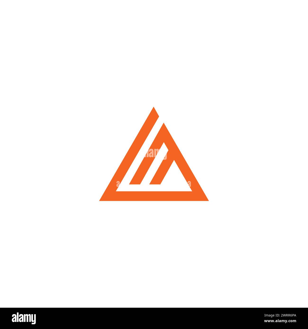 Logo GM Triangle. Logo lettera G. Illustrazione Vettoriale