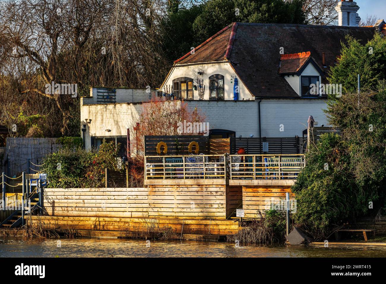 fiume avon bidford su avon warwickshire inghilterra regno unito Foto Stock