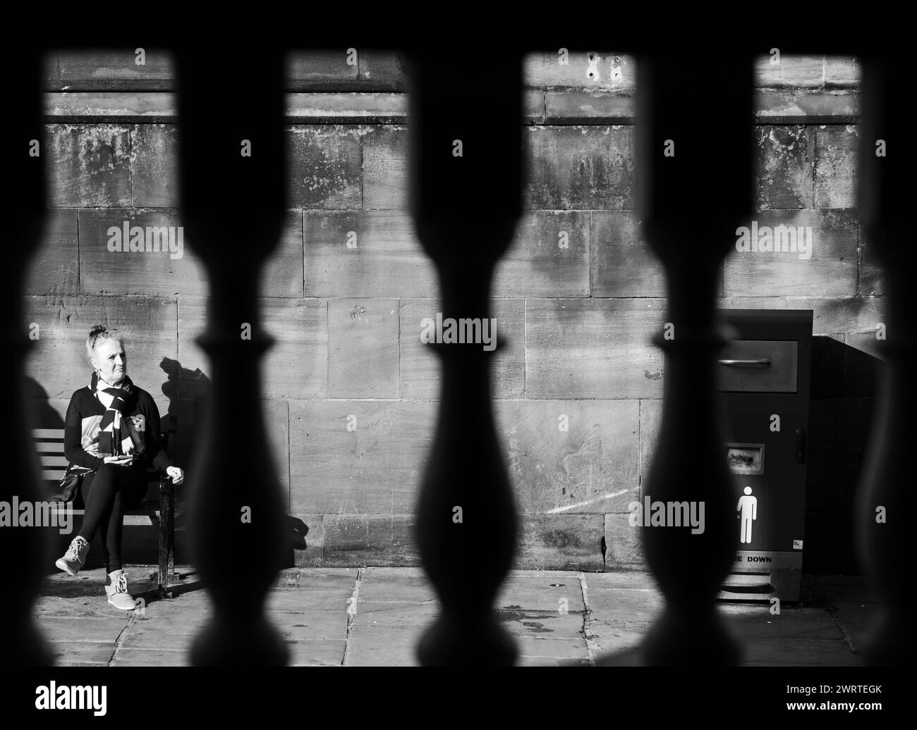 Fotografia di © Jamie Callister. Streets of Chester City, Cheshire, Inghilterra, 18 febbraio 2024 Foto Stock